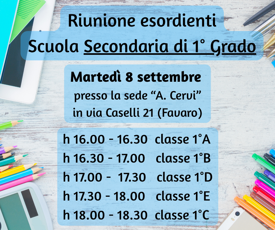 Riunione esordienti secondaria
